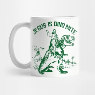 jesus dino mite Mug